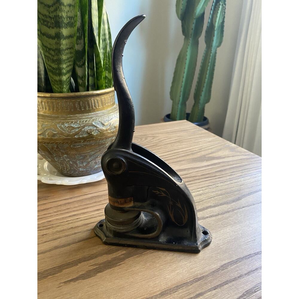 Antique Cast Iron Seal Embosser Bartlett Investment Co Antique Stamp Seal